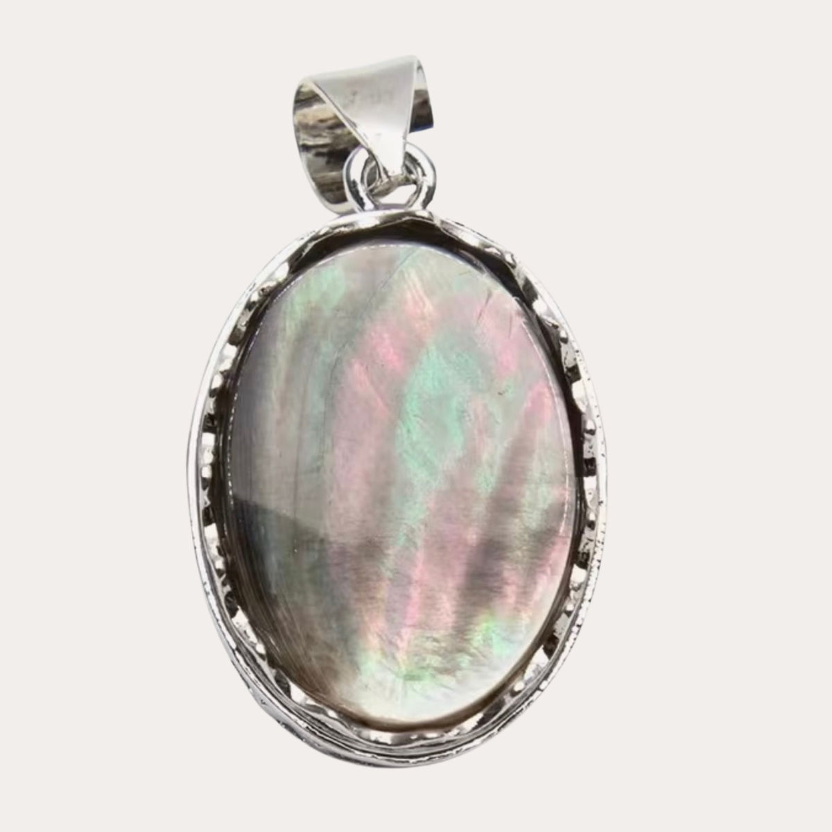 Natural Abalone Black Shell Pendant