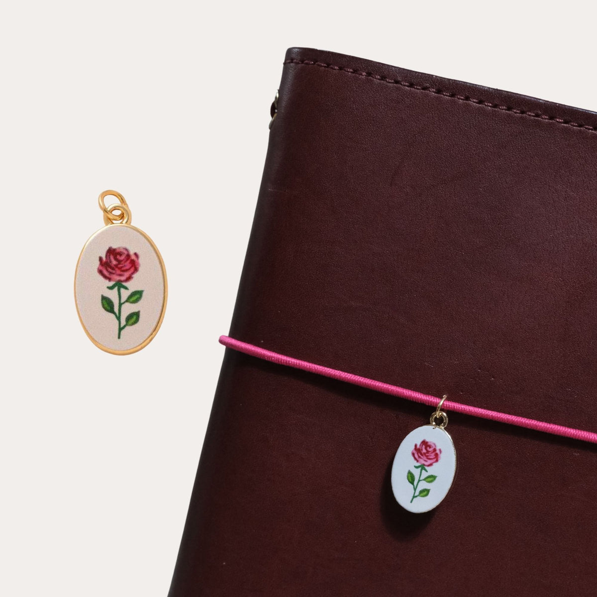Painted Red Rose 2.0 cm
